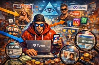 Tyver спай сервис: как нашли нутра-связку IT с ROI 84% за 14 дней Как наблюдать за рекламой конкурентов и копировать их связки: гайд по спаингу в Tyver