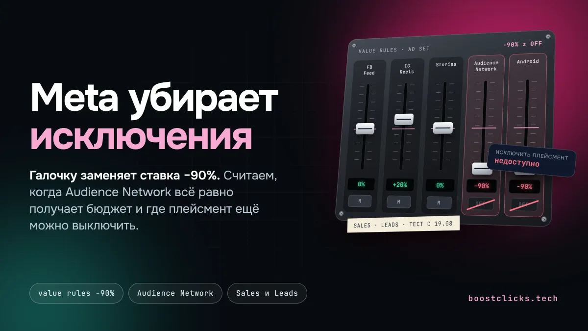 Meta убирает исключение плейсментов: что делать арбитражнику Meta убирает исключение плейсментов: что делать арбитражнику