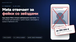 Суд обязал Meta отвечать за фейки со звёздами: что это меняет для рекламы